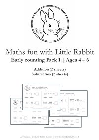 Little Rabbit early counting pack one for ages 4 - 6